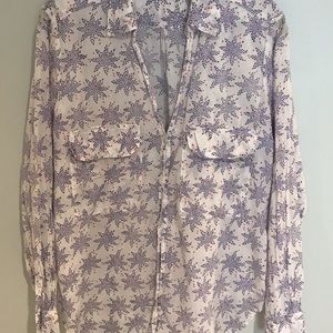 Roller Rabbit Sz L lightweight cotton button down